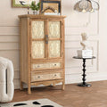 Kitchen Pantry Storage Cabinet with 2 Doors and Shelf, 48'' Kitchen Pantry Cabinet with Storage, Accent Wood Cabinet for Kitchen, Dining Room, Living Room